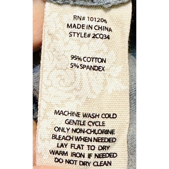 Soft Surroundings Women Size M Blue Mist Eyelet Tasseled Tunic Top Boho - Picture 12 of 12